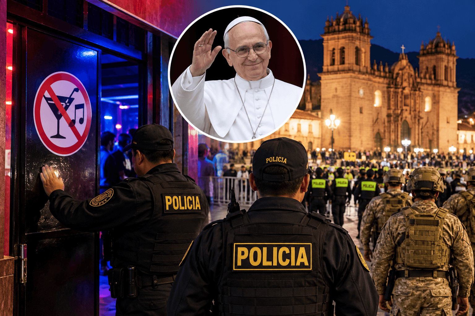 Policía pide a discotecas suspender actividades durante la visita del papa León XIV